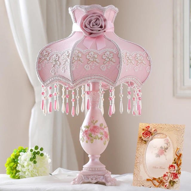 照明スタンドライト テーブルランプ デスクライト 姫系雑貨 卓上ステンド