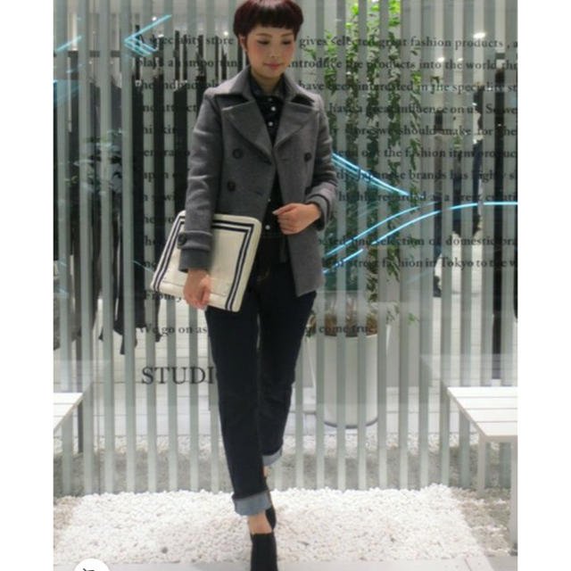 STUDIOUS メルトンPコート