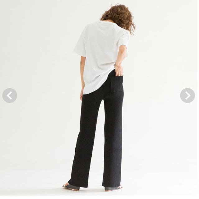 searoomlynn COTTONコンビニットパンツ