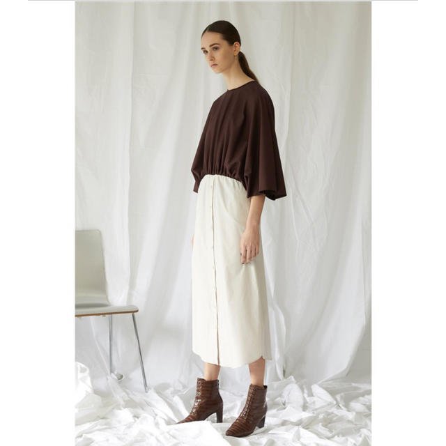 Rim ark ドッキングシャツワンピース