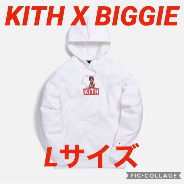 Lサイズ KITH X BIGGIE CLASSIC LOGO フーディー