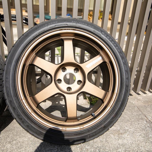 超お買い得！！超美品　TE37 Ultra BRカラー4本セット