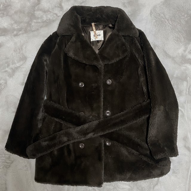 【tommmy様】STAND ダークブラウンエコファーコート