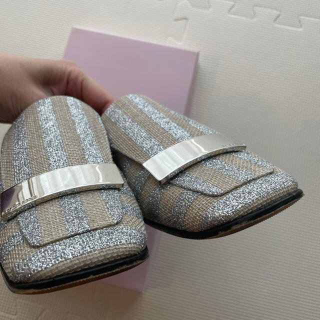 限定値下げ　3度着用のみ　セルジオロッシ　パンプス　フラット　sr1  37