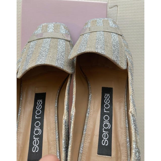 限定値下げ　3度着用のみ　セルジオロッシ　パンプス　フラット　sr1  37