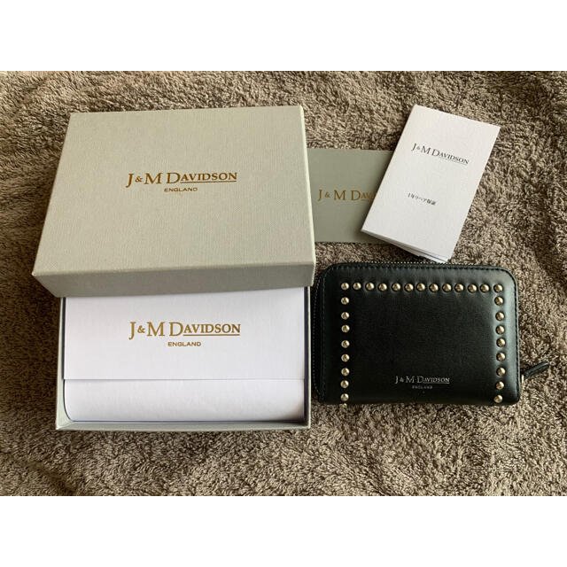 最終価格！J&M Davidson　コインケース　スタッズ　折り財布