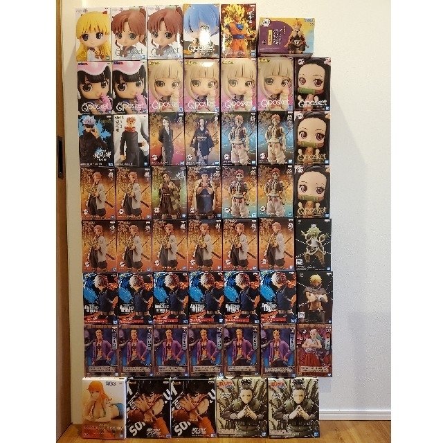 【53体セット】ドラゴンボール　ワンピース　鬼滅の刃　ジャンプ　フィギュア