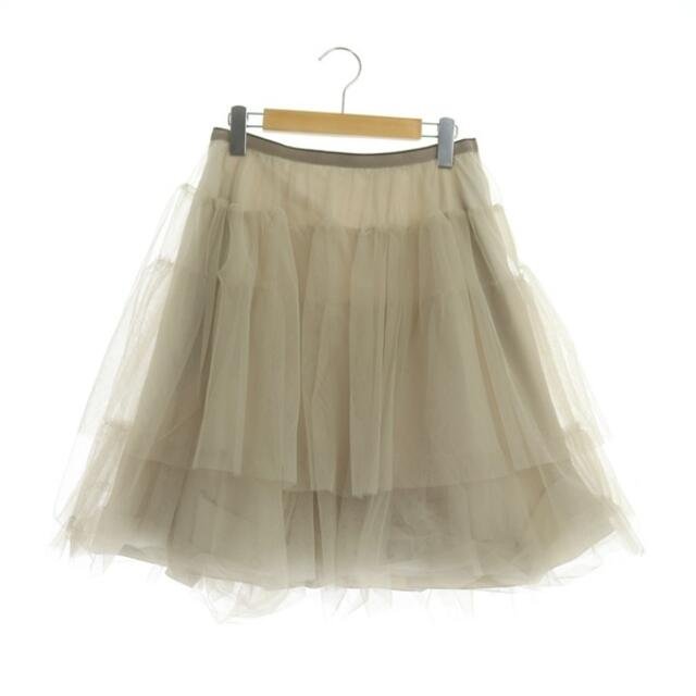 フォクシーニューヨーク チュチュプリマ スカート ロング フレア チュール 40