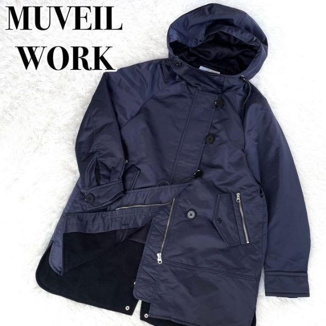 ◎美品◎『MUVEIL WORK』モッズコート N-3B ミリタリージャケット