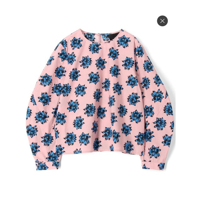 NO.6 フラワープリントブラウス