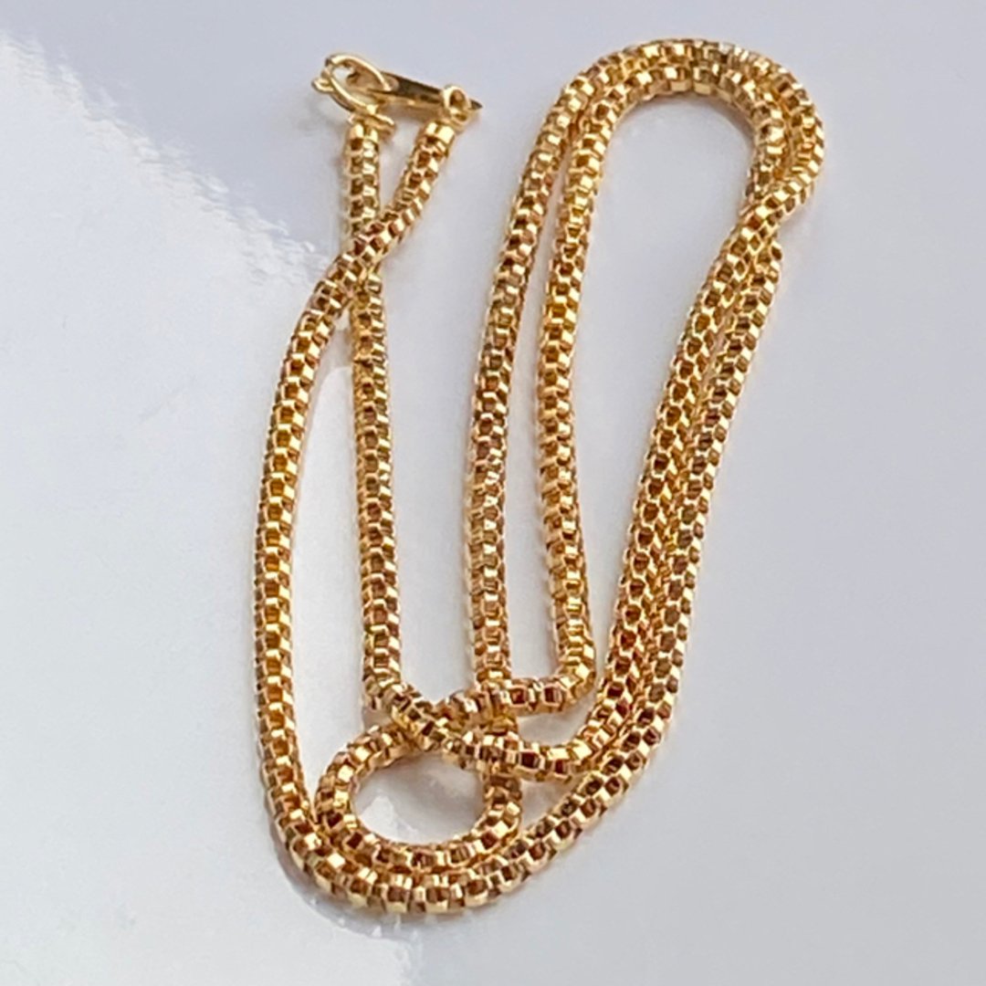 k18 ロングネックレス　60.0cm