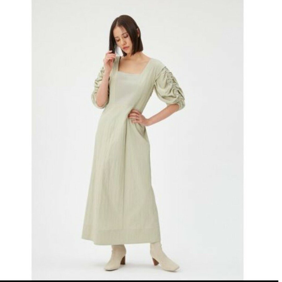 FRAY I.D  フレイ アイディー　カットコンビパフワンピース