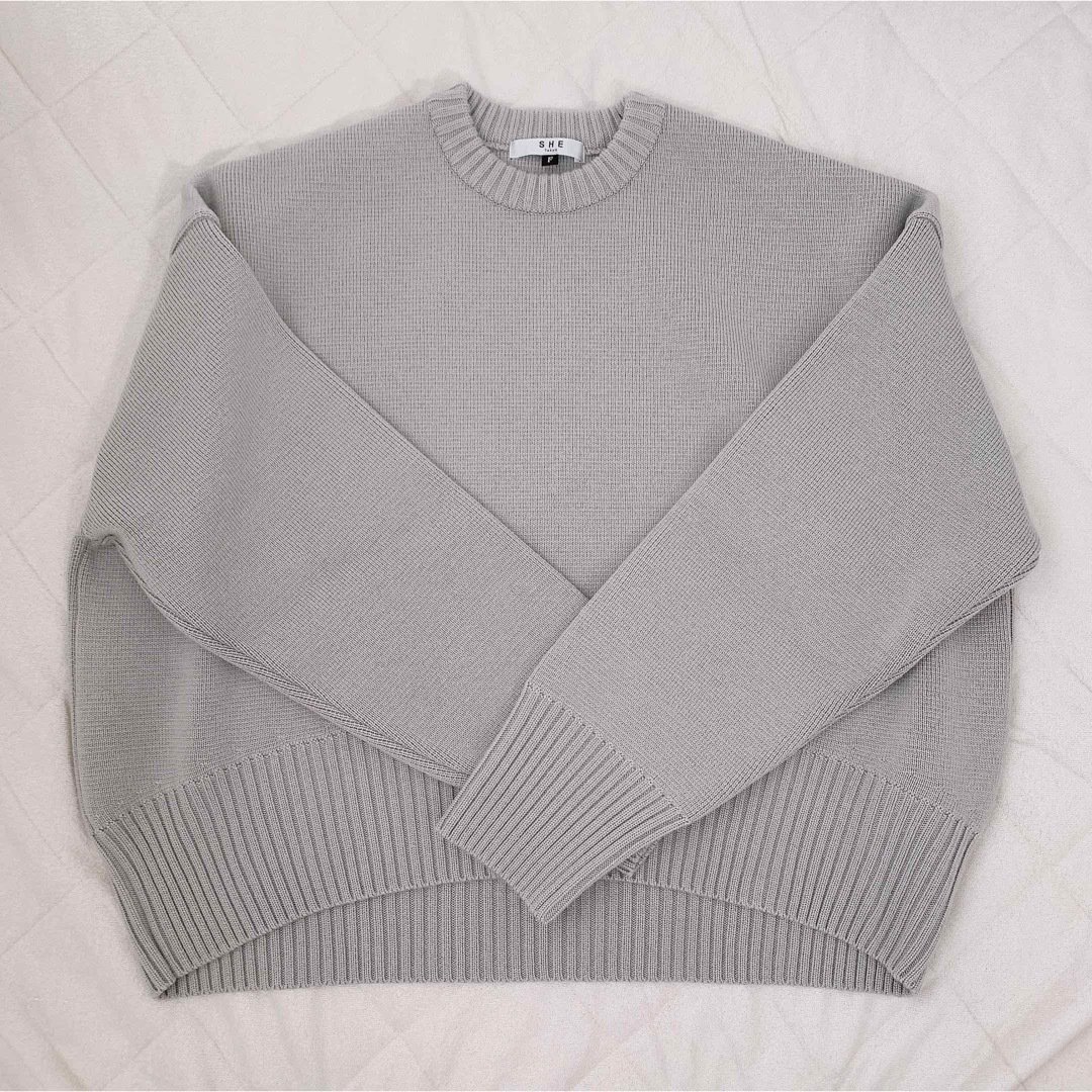 SHE Tokyo ニット Alma light gray