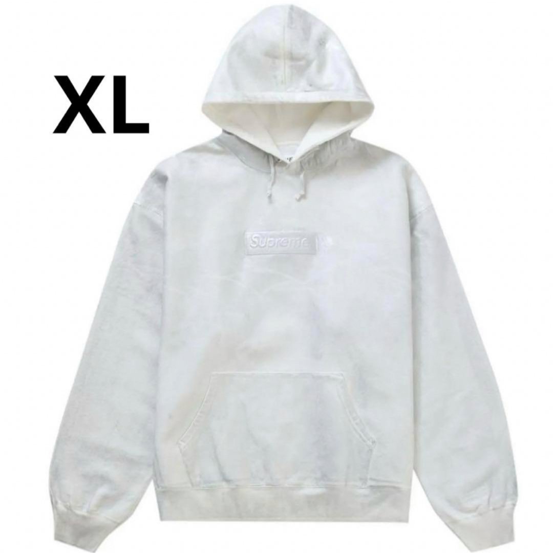 Supreme MM6 マルジェラ コラボ Box Logo パーカー ホワイト