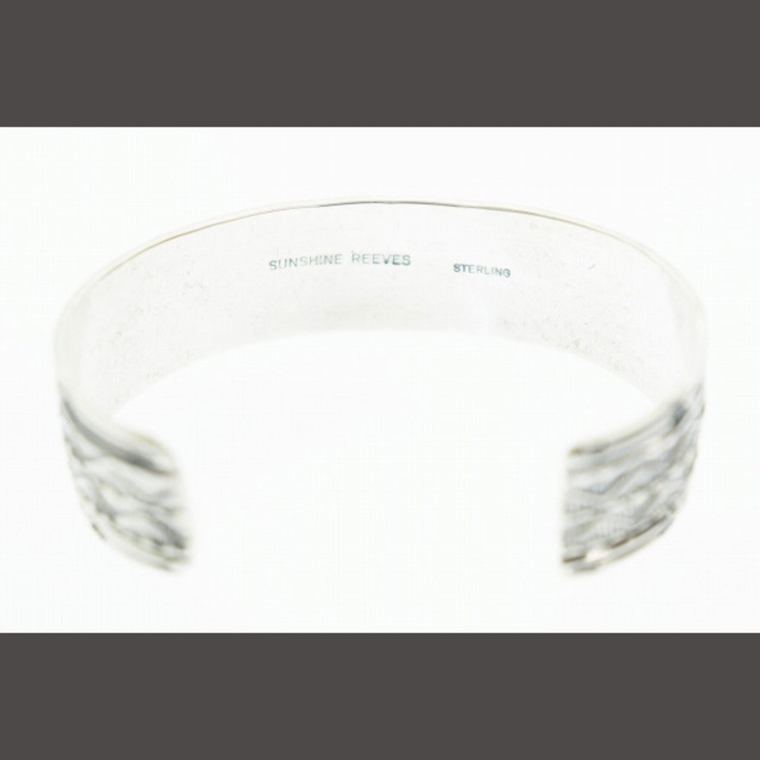 ナバホ族 NAVAJO Sunshine Reeves スタンプワーク バングル