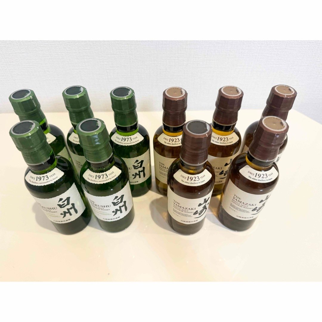 サントリーウイスキー 山崎&白州 180ml 10本セット