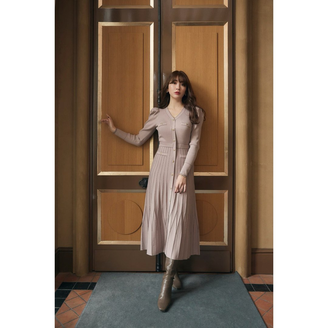【新品】herlipto Suite Room Knit Long Dress