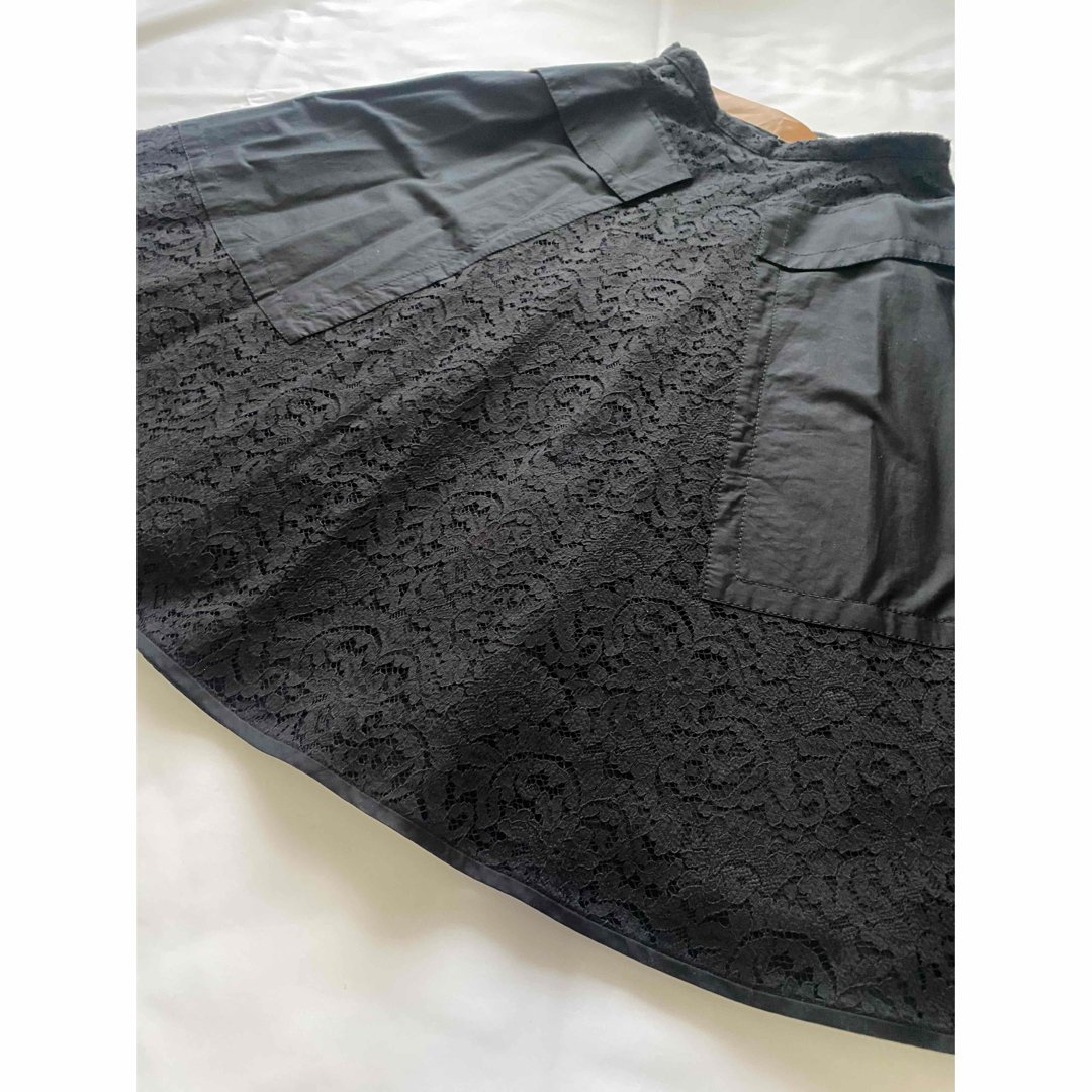 N°21 お洒落な総レース フレアスカート