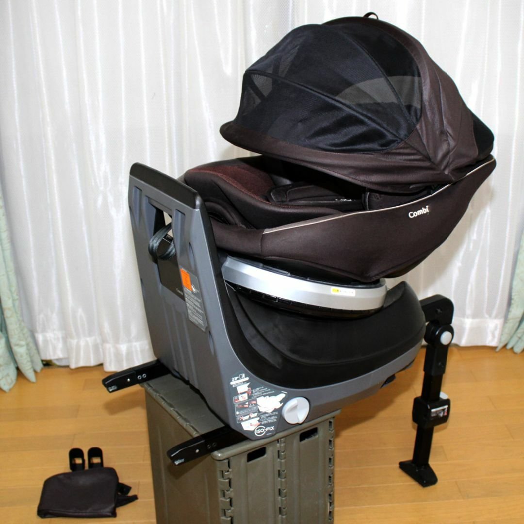 きれいCombi360度回転クルムーヴ スマートISOFIXエッグショック新生児