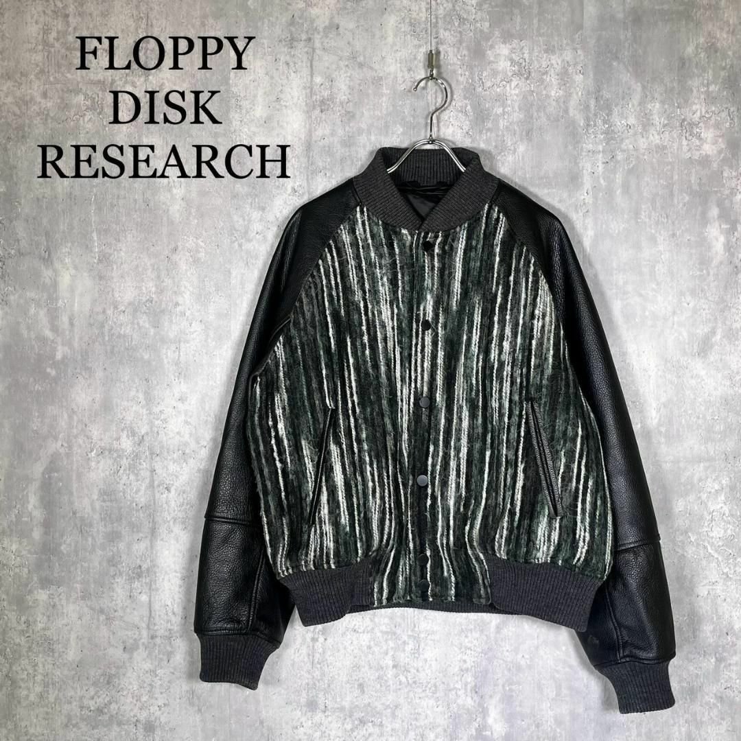 『フロッピーディスクリサーチ』 (M) ジャガードヴァーシティレザージャケット