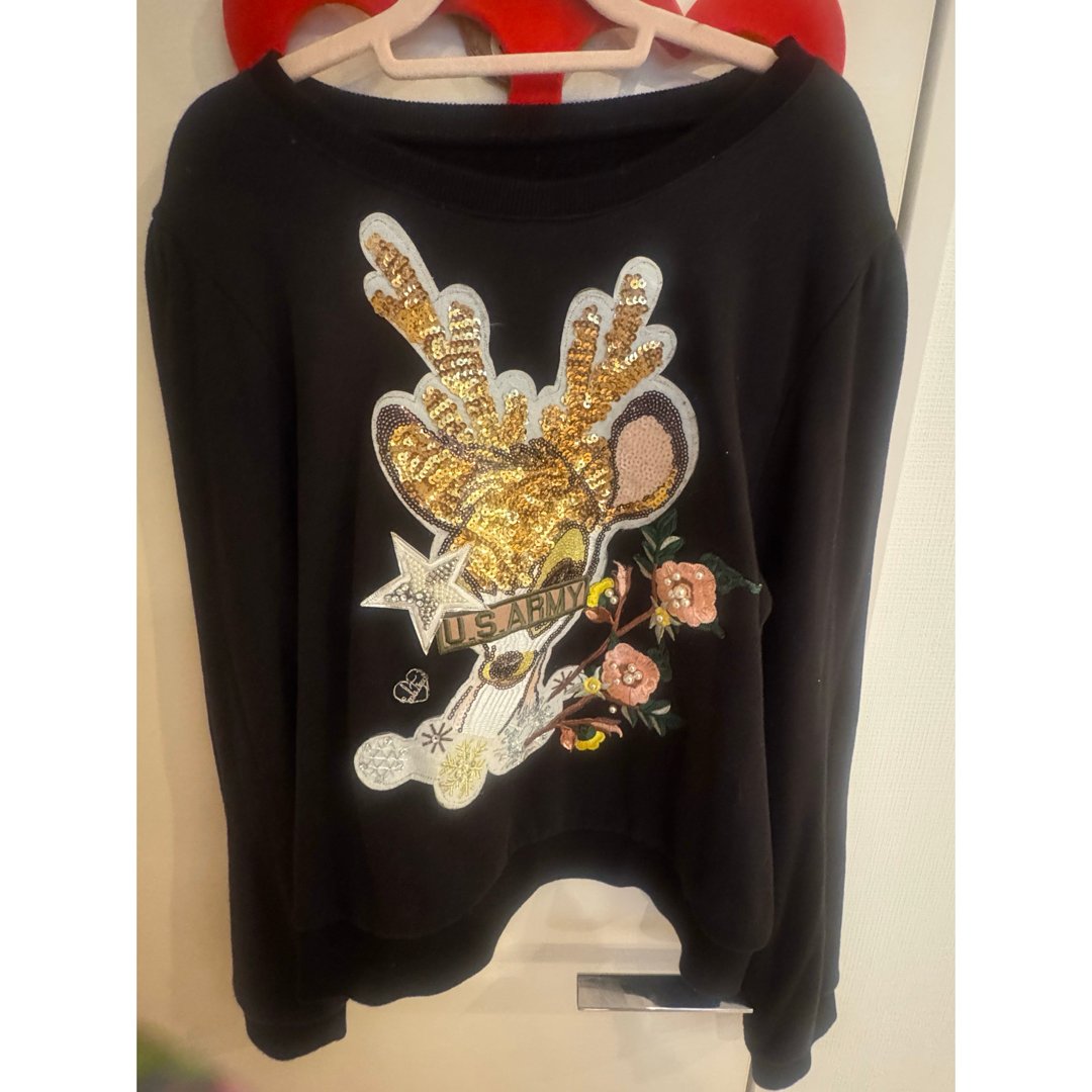 COOLA バンビ トレーナー スパンコール パール リミテッド ディズニー