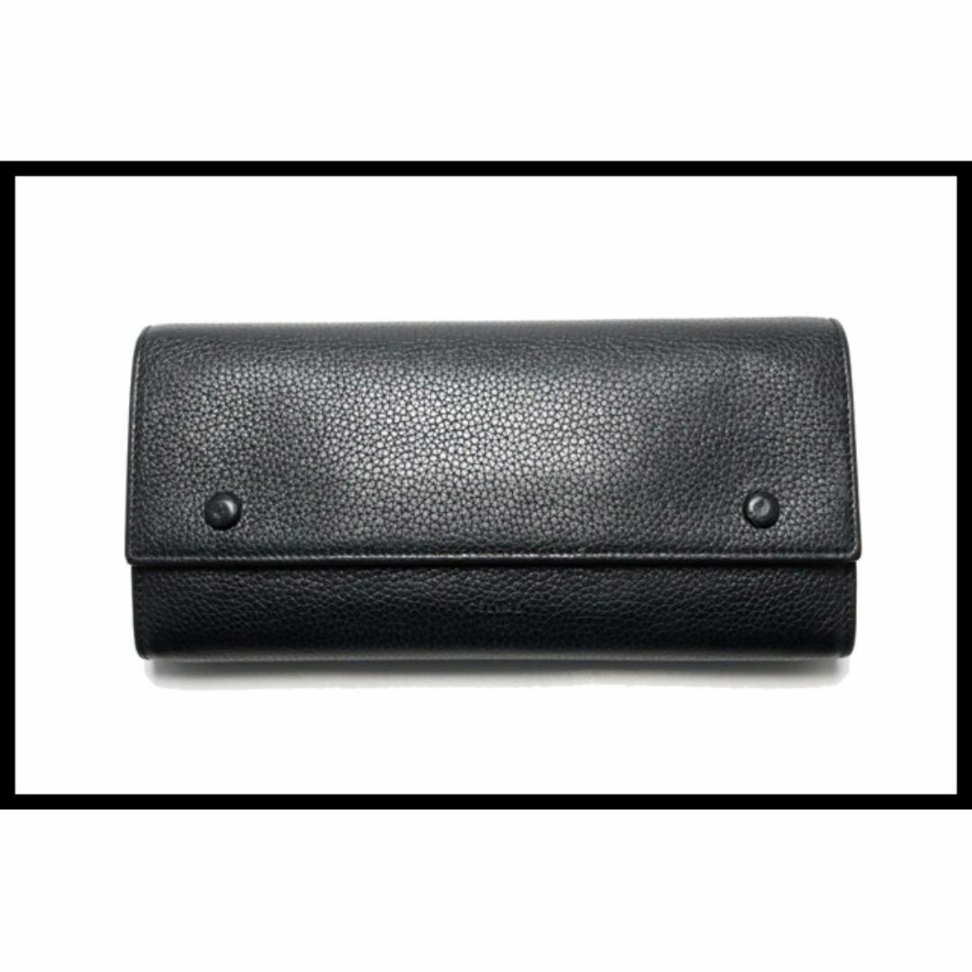 セリーヌ ラージフラップ マルチファンクション 折り長財布■04x0336480