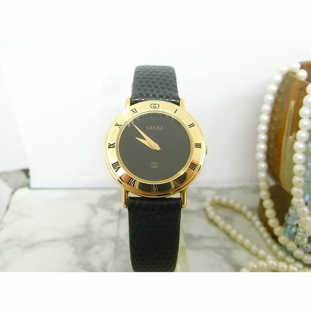 グッチ　GUCCI　3000L　ラウンド　レディース　ウォッチ　稼働品