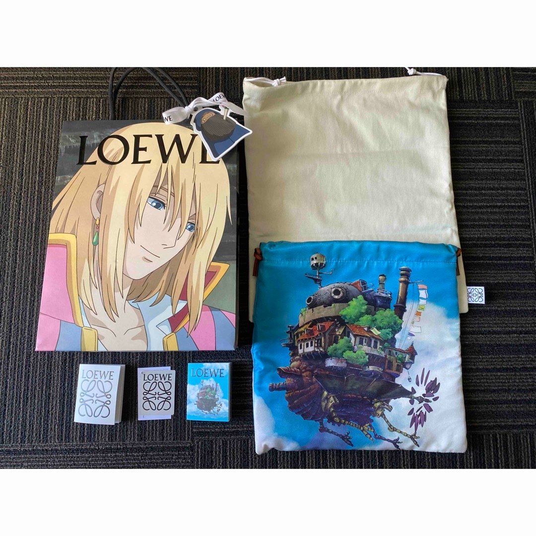 LOEWE ハウルの動く城　ドローストリングポーチ　巾着