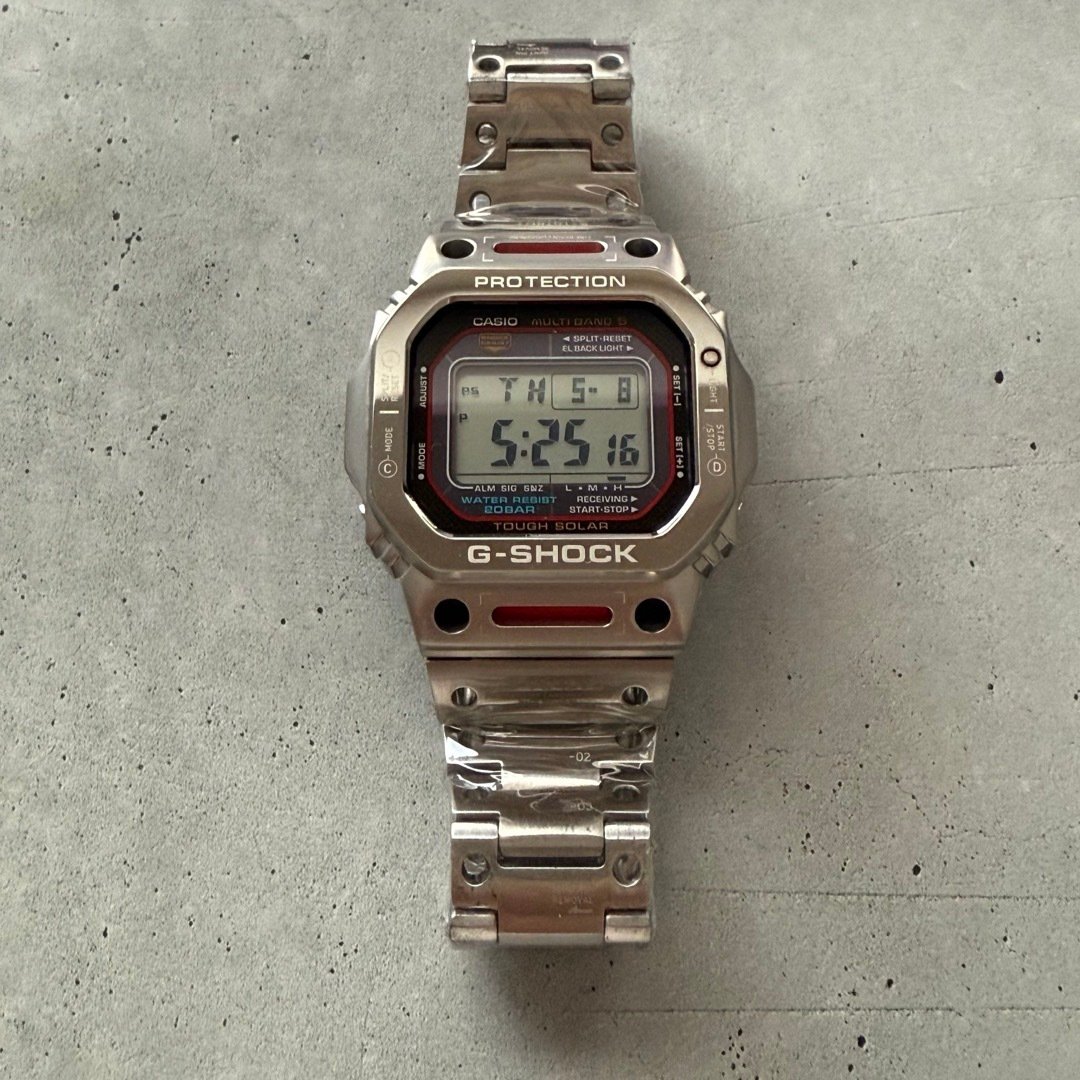 G-SHOCK GWM5610 電波ソーラー シルバー フルメタルカスタム