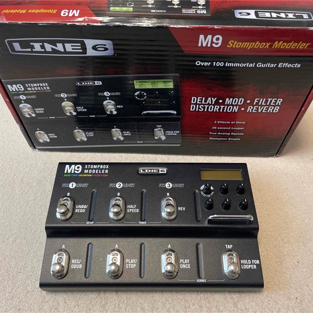 LINE6 M9 ギター ベース マルチエフェクター