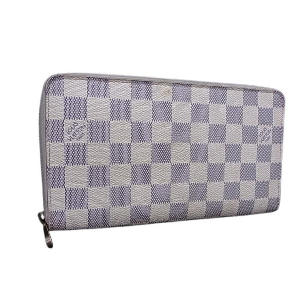 LOUIS VUITTON ルイヴィトン 財布 ダミエアズール ジッピーオーガナイザー N60012 アズール PVC レザー ユニセックス ラウンドファスナー 長財布【本物保証】