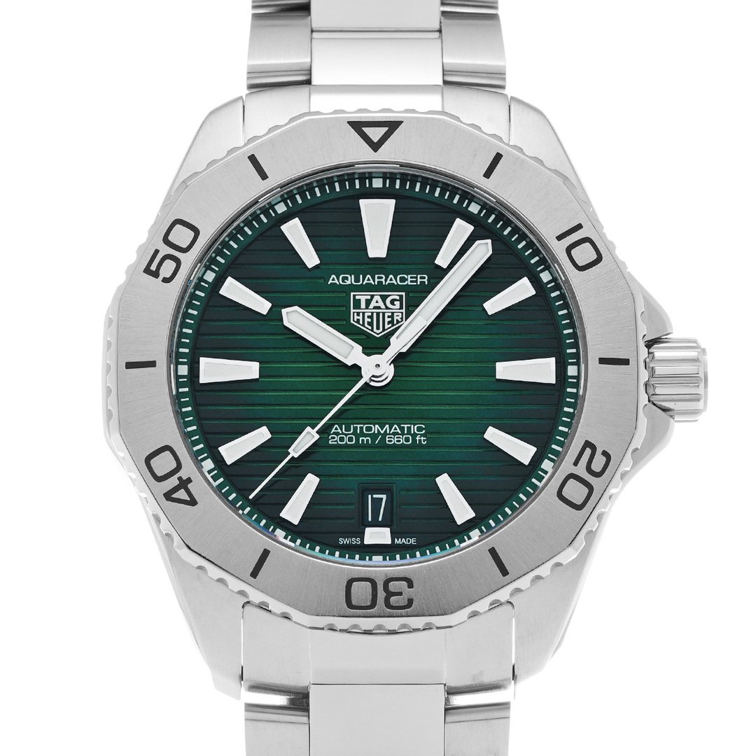 中古 タグ ホイヤー TAG HEUER WBP2115.BA0627 グリーン メンズ 腕時計