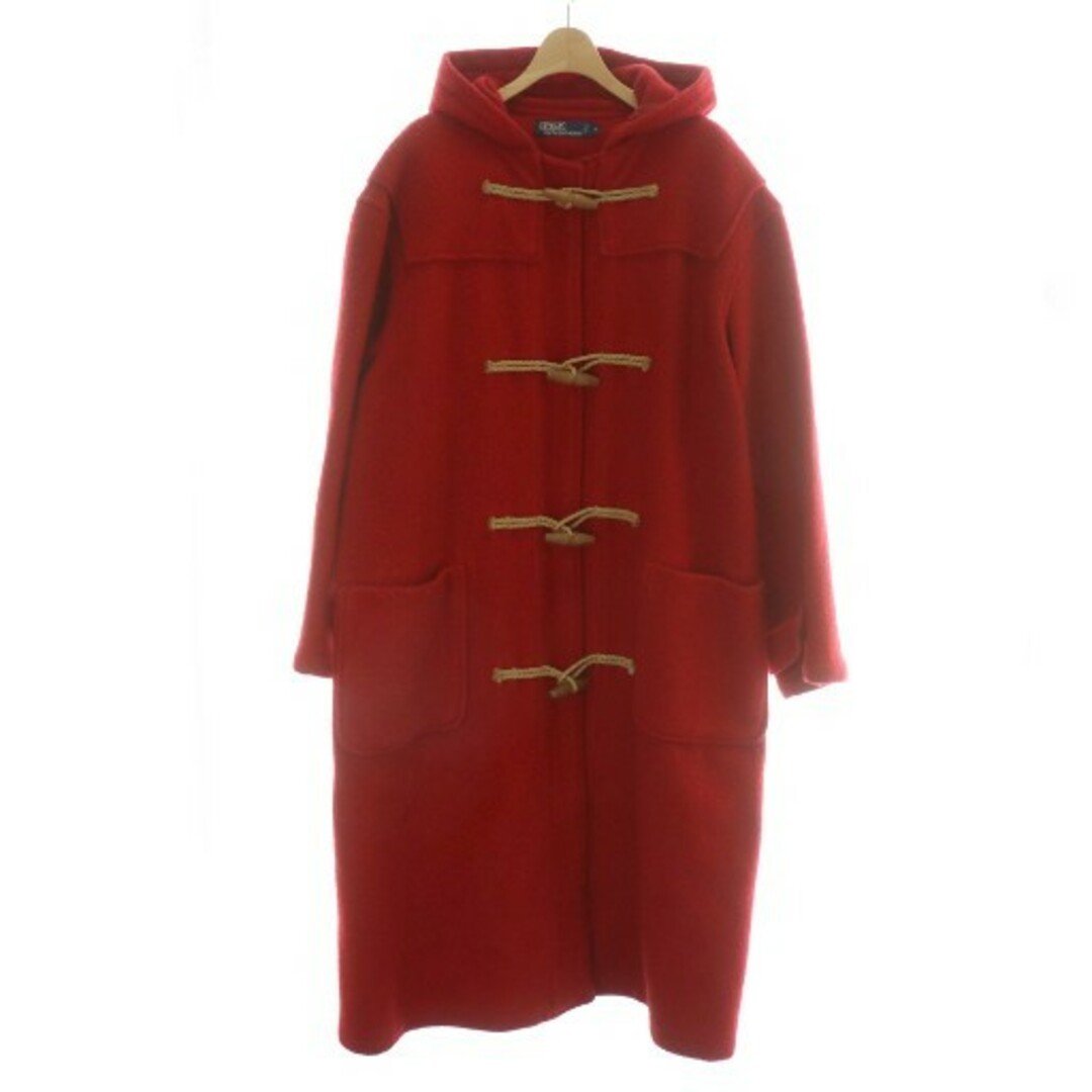 ポロ バイ ラルフローレン 90s ヴィンテージ ダッフルコート ロング M 赤