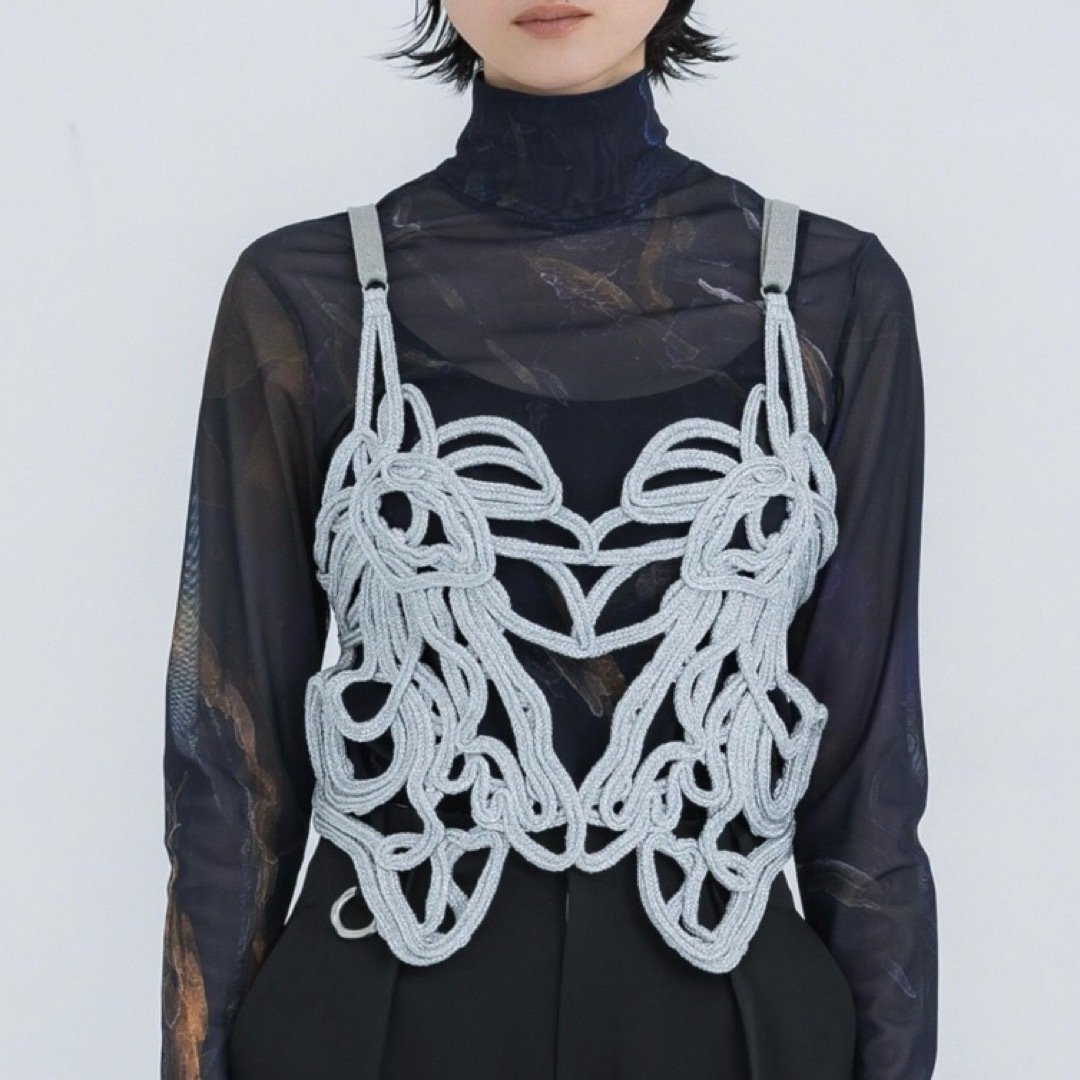 MUKASA エンブロイダリー キャミソール