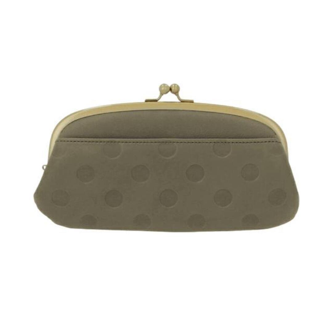 un signet アンシグネ 55214 ドット柄がま口長財布