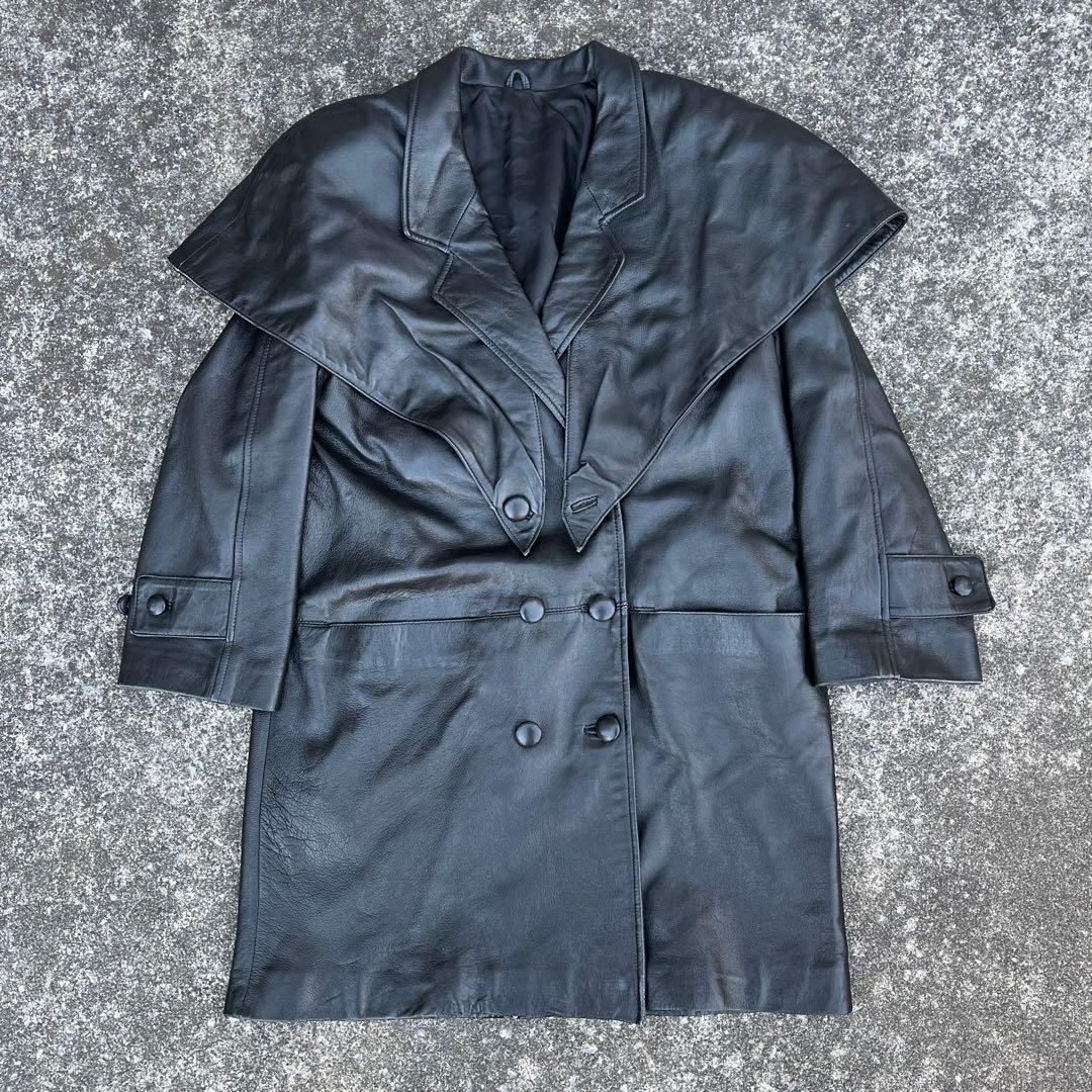 80’s Vintage アーカイブ レザー ジャケット y2k パンク モード