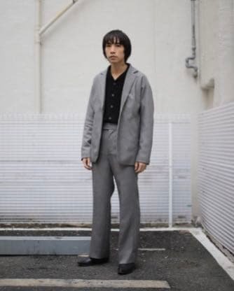 Needles セットアップグレーマイルズトレンドオーバーサイズ