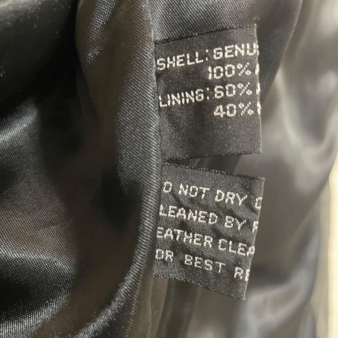 レアビンテージネイティブ柄レザーテーラードジャケット大きいサイズ