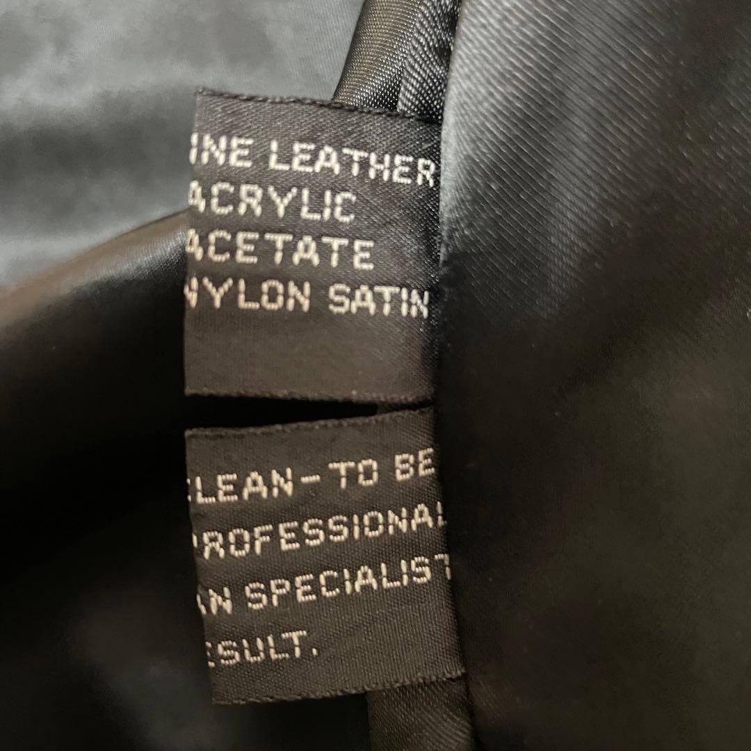 レアビンテージネイティブ柄レザーテーラードジャケット大きいサイズ