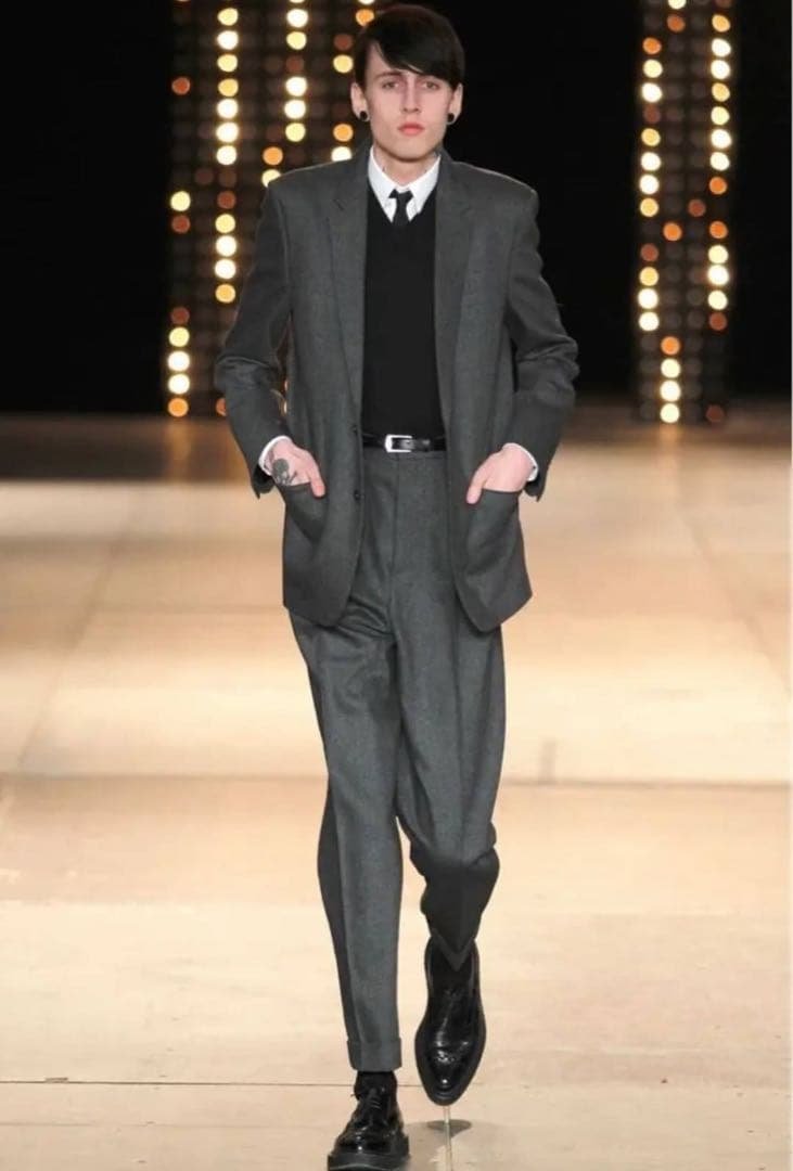 サンローランエディ期14AW  ジャケット＋パンツセットアップ