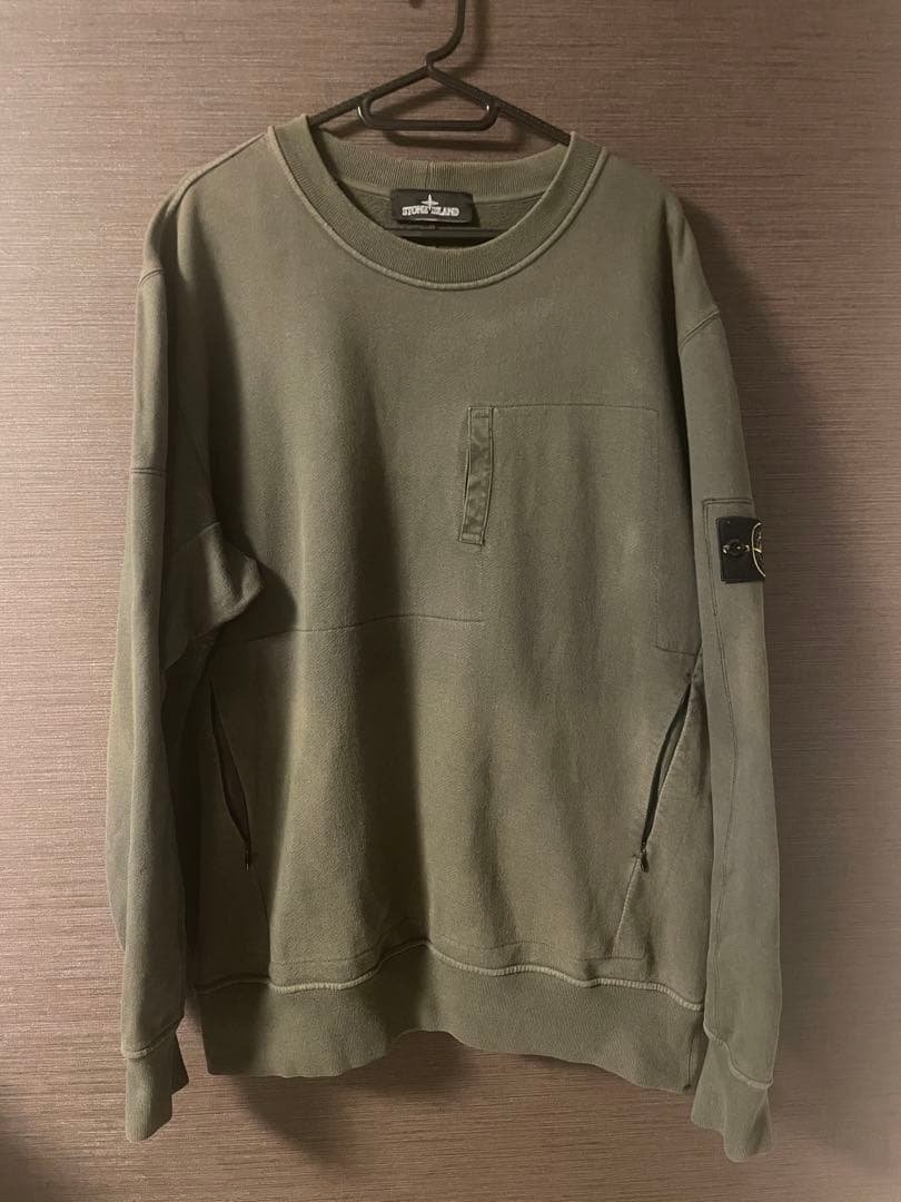 美品【STONE ISLAND】ストーンアイランドスウェットシャツXL